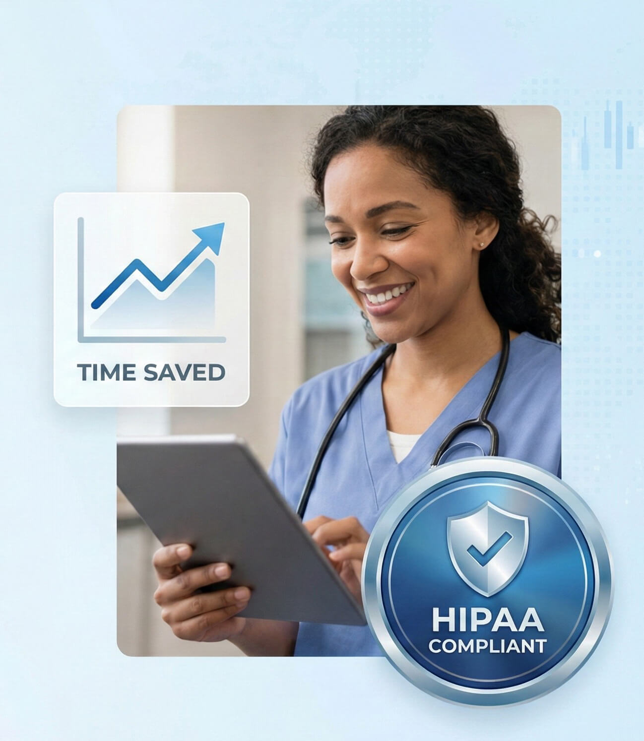 AmbiScript value highlights for healthcare teams