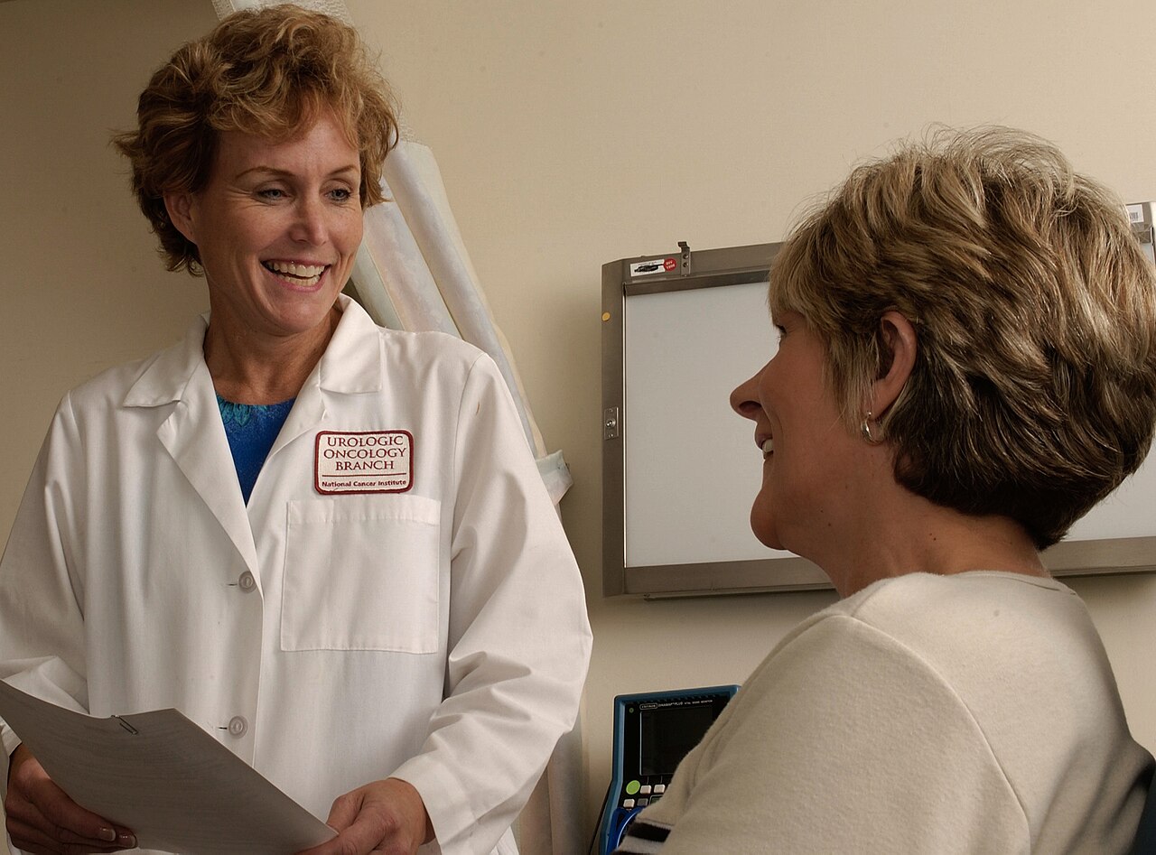 Doctor consulting with a patient